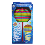 Candy Flower Colorful Spinning Toy for Kids Handheld Rotating Flower