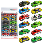 Die-Cast Car 12 in 1 Sports Car Set for Kids  Metal Toy Car Collection