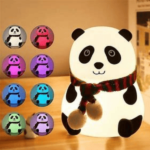 Panda Night Light for Kids – Rechargeable Silicone LED Lamp