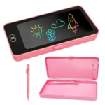 Doodle Board with Pencil Box for Kids | Reusable Writing & Drawing Board | Educational Learning Toy with Eraser & Stylus